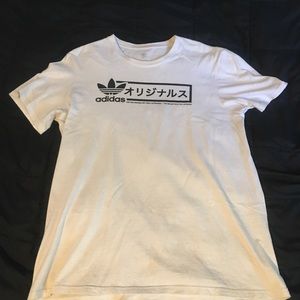 ADIDAS WHITE T